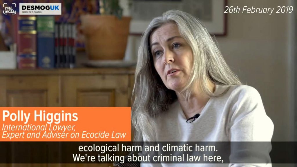 The crime of ecocide - Polly Higgins, StopEcocide (EN►EN/ES/IT/DE/NL)