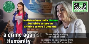 Scopri di più sull'articolo L’Ecocidio è un crimine contro l’umanità. Agisci ora per un “New Normal” verde! In difesa della Natura e il Clima, StopEcocide!