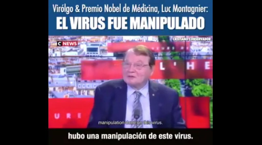 The virus has been manipulated - Luc Montagnier Virologist and Nobel prize 2008 (FR►EN/ES)