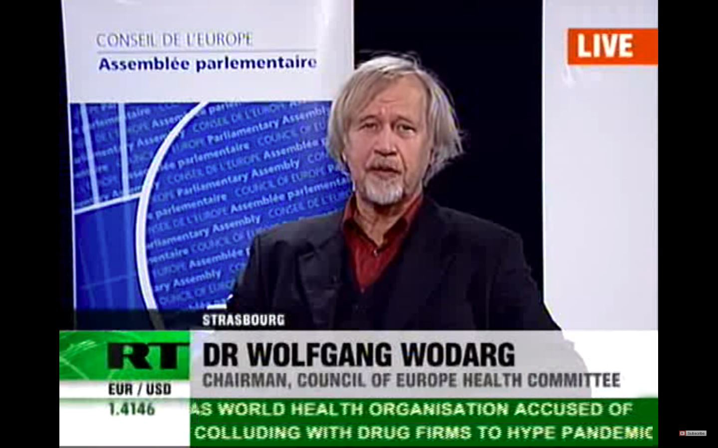 Wolfgang Wodarg: Swine flu, Bird flu 'never happened' - Probe into H1N1 'false pandemic' |