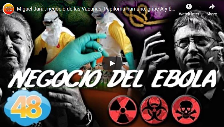 Miguel Jara, el negocio de las vacunas: papiloma humano, gripe A y ébola (ES)