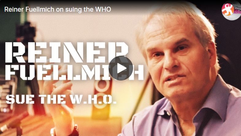 Reiner Fuellmich to sue the WHO (EN)