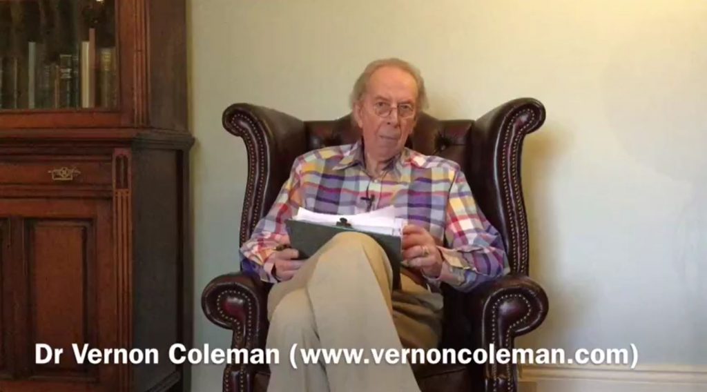 Fuck you all those... Dr. Vernon Coleman cries out.