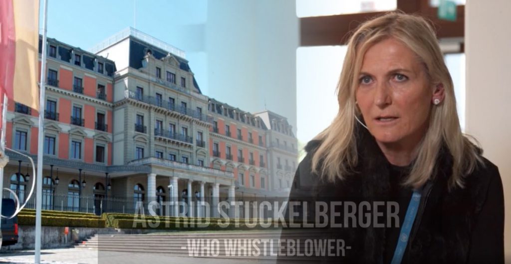 Astrid Stuckelberger, WHO whistleblower